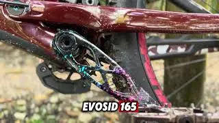 3rd Ride Post Installation | Evosid Crankset 165MM