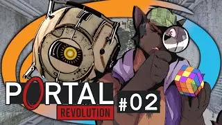 Let's Play Portal: Revolution Part 2 - Welcome the Suck Holes