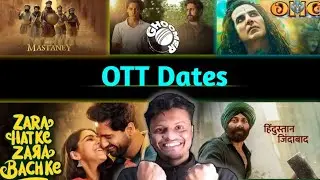 Zara hatke zara bachke OTT Release date। ghoomer ott। omg 2 ott। gadar 2 OTT। Mastaney OTT