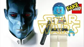 Fake Lego Grand Admiral Thrawn Star Wars by POGO PG705 Custom Minifigure
