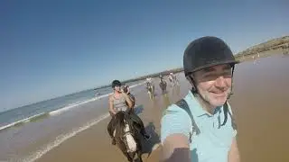 Horse Riding near Ocean