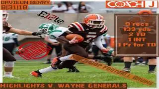 Davieun Berry Highlights v Wayne Generals 8312018