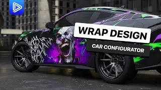 Ford Mustang Joker Wrap Design | 3D Changer 2024