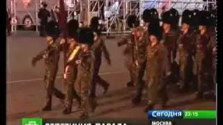Последняя ночная репетиция главного парада 2010