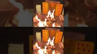 Cotton Wicks Fire with Smooth Jazz | Fire Crackling Sound | Relaxing | Burning Diya | Meditation