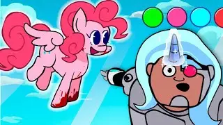 FNF Birdie Swaps Pinkie Pie | Guys Look A Birdie Song ( FNF mod )