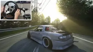 Drifting NIGHTRIDE Miata V8 in realistic drift Game
