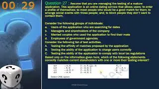 ISTQB - Question 21 TO 30 - ISTQB test manager exam question