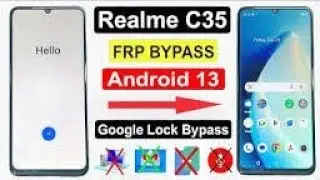 Realme C35 (FRP) Google lock Bypass Without pc Android 13 (2023)