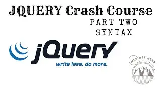 jQuery crash course || Part two - jQuery syntax Highlighting