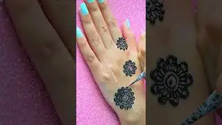 Floral Back Hand Mehndi Design 💙  #mehndi #hennamehndidesignshennaart #mehndidesign