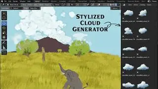 How I Made My Blender Sky Look Hand-Painted with the Stylized Cloud Generator