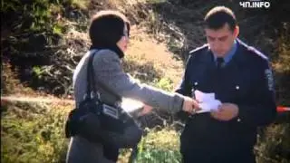 Срашная жд авария на переезде 12.10.2010 Марганец