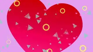 Big Love Heart: Free Animation Background Video Footage