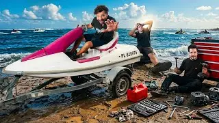 ON REDÉMARRE CE KAWASAKI SUPER CHICKEN JET SKI DE 1992 ! ( il nous a rendu fou ! )