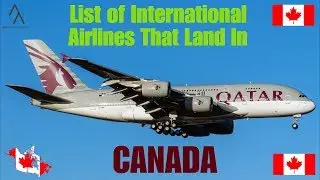 List of International Airlines That Land In CANADA 🇨🇦 [2019]