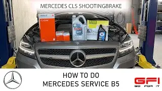 How to do Mercedes Service B5