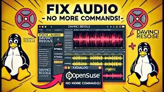 DaVinci Resolve Audio FIX – Now with EASY Kdialog Tool! 🎬 (No More FFmpeg Commands!) #gumeshoetech