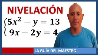 Unidad de nivelación física (sistemas de ecuaciones)