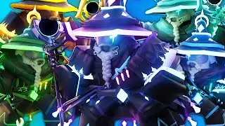 Using every RANKED ZENO WIZARD SKIN in Roblox Bedwars..