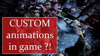 I modded my custom matched combat animations in game ! - Total War Warhammer 2