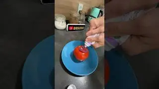 😱МЯЧ ИЗ ПОМИДОРА❗️ЗУБНАЯ ПАСТА + ПОМИДОР = МЯЧ❗️