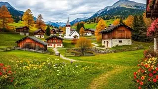 Germany's Hidden Paradise - Peaceful Autumn Walk in the Bavarian Alps | German village Ambience