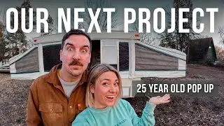 We bought an old pop up camper!