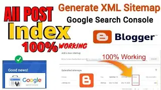 Blogger website sitemap submit | Submit sitemap to google search console | Blogger sitemap submit