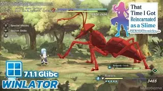 Winlator (Glibc) - Gameplay That Time I Got Reincarnated as a Slime ISEKAI Chronicles - Windows