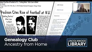 Genealogy Club - Ancestry from Home