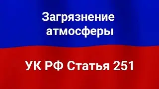 Загрязнение атмосферы.