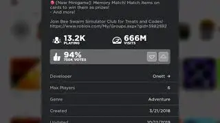Bee swarm simulator just Got 666 millions Visit