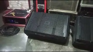 JBL VRX sound check// vrx915 monitor