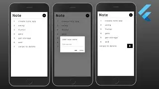 📱🗒 Flutter Tutorial : Simple CRUD Note App || Get Storage || GetX || Swipe to Delete || Speed Code 🚀