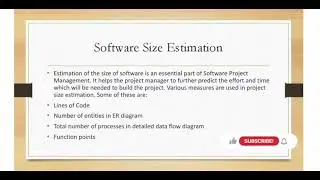 Software Size Estimation In Software Engineering || Line Of Code(LoC)