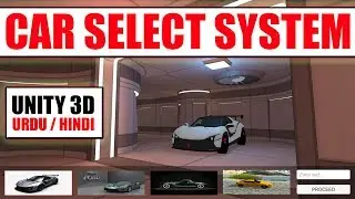 Car Selection Menu | How To Make Dynamic Car Select Menu | Character Selection And changing scene