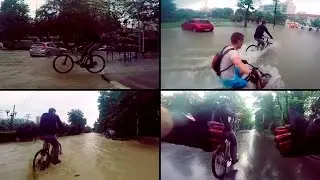 Велосипед и дождь