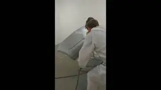 Покраска бампера.