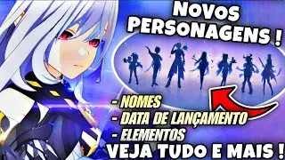 SEE WHO EACH OF THE NEW CHARACTERS ARE! RELEASE DATE & ELEMENTS