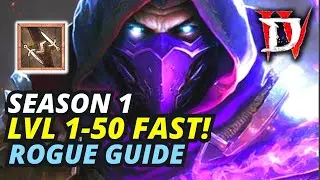 Diablo 4 Season 1 NEW BEST leveling Rogue Build