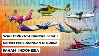 Ini Dia Saham-Saham Penerbangan yang Ada di Bursa Saham Indonesia!!!!!