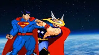 Superman vs Thor Animation