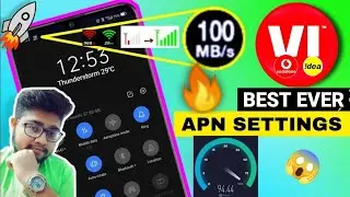 Vi APN Settings - Vi Network Problem Solution, Vi Net Slow Problem FIX Vi Internet Not Working Speed