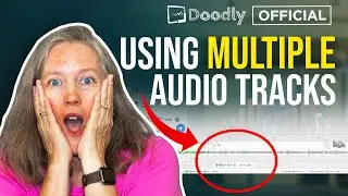 How to ADD Multiple AUDIO Tracks in DOODLY | Doodly Tutorial