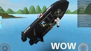 The swat boat ROBLOX sharkbite