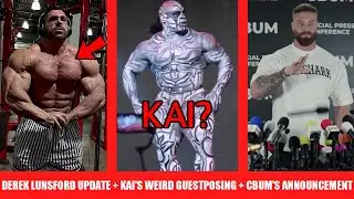 Kai Greene's Strange Guest Posing + CBum's Big Announcement + Derek Lunsford 5 Weeks Out