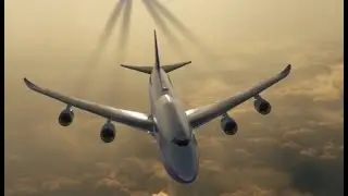 Boeing 748 Ultra Realistic Bad Weather Landing At Copenhagen