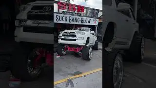 So many squatted trucks 
