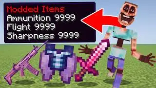 Minecraft, But Horror Mods Drop MODDED Items